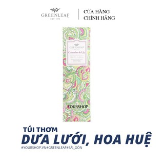 Túi Thơm Hương Hoa Huệ, Dưa Lưới - Greenleaf Cucumber & Lily - 90ml