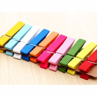 Kẹp gỗ kẹp ảnh trang trí