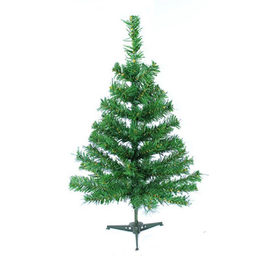 Cây thông noel mini 60cm để bàn tặng bộ phụ kiện trang trí trưng bày phòng khách phòng ngủ làm quà tặng ý nghĩa