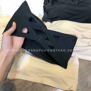 [kèm ảnh thật+video] Áo bra quây trơn cài khuy