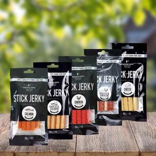 [Chính Hãng] 50gr Thịt gà que cho chó Bowwow đủ 5 vị [Thịt Gà/Cá Hồi/Phô Mai/Phô Mai + Gà/Phô Mai + Cá Hồi]
