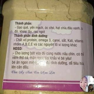 Bột ăn dặm min min