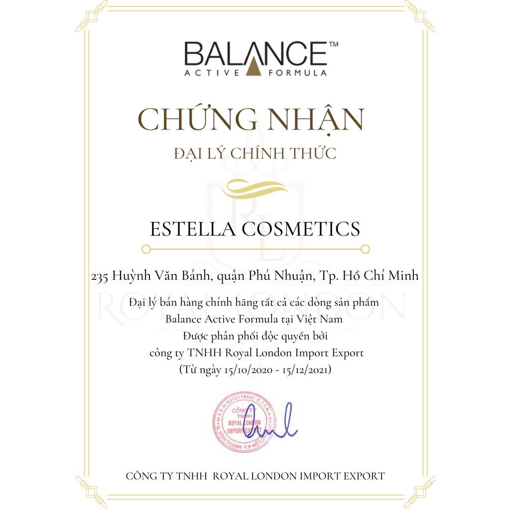 Tinh Chất Dưỡng Da Balance Active Formula Serum 30ml