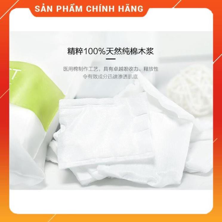 Bông tẩy trang Miniso 180 miếng only the purest, Bông Miniso gói 180 miếng không bị tới, thấm hút tốt