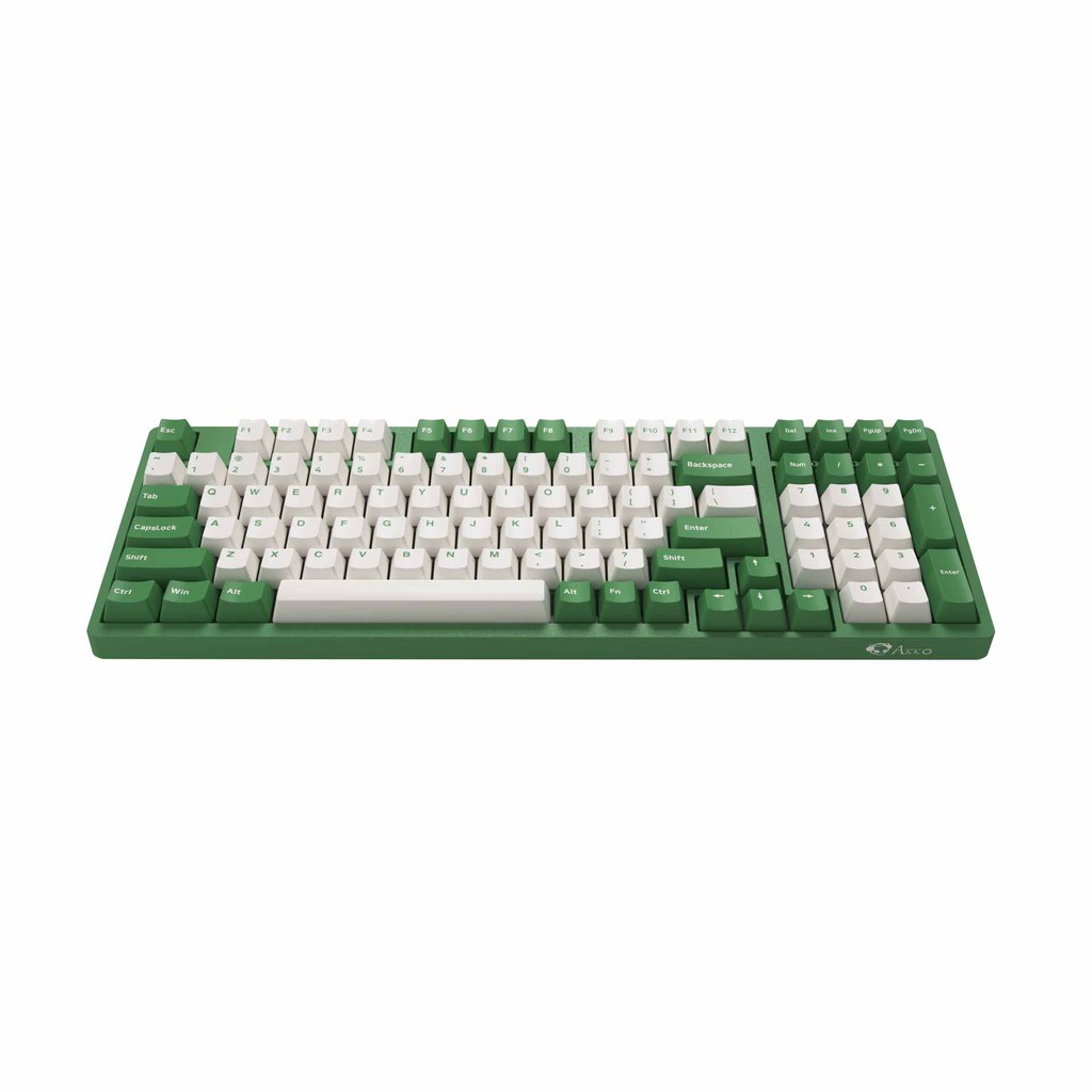 Bàn phím cơ gaming AKKO 3098 DS Matcha Red Bean (Gateron cap Yellow switch)