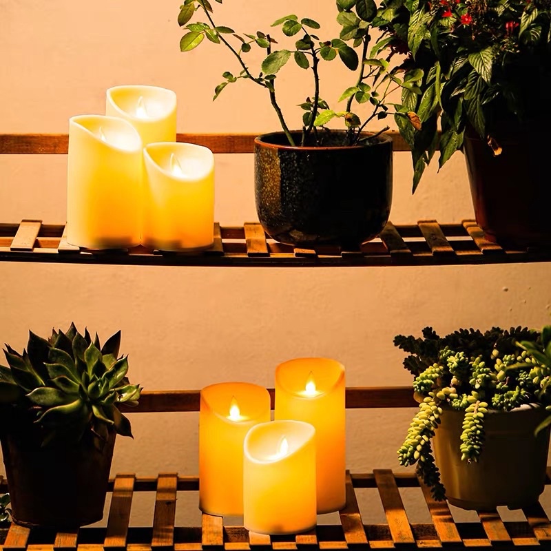 Đèn nến LED điện tử trang trí quán bar, phòng khách, homestays