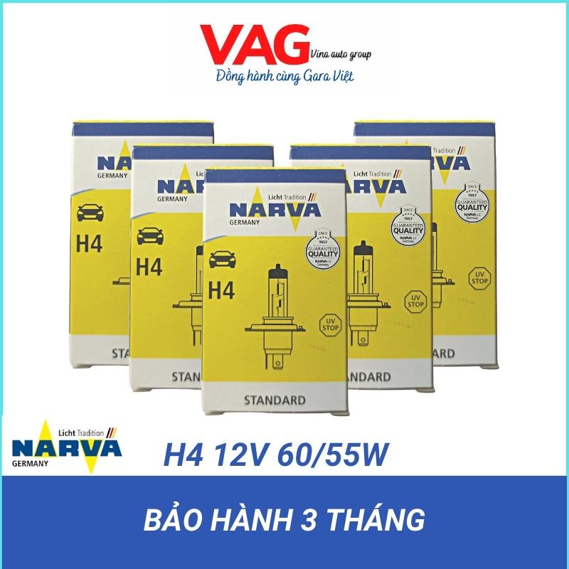Bóng Đèn Pha ôtô H4 12V 60/55W  Bóng Đèn Pha Ô Tô  Chính Hãng Narva Của Đức, Bảo hành 3 tháng