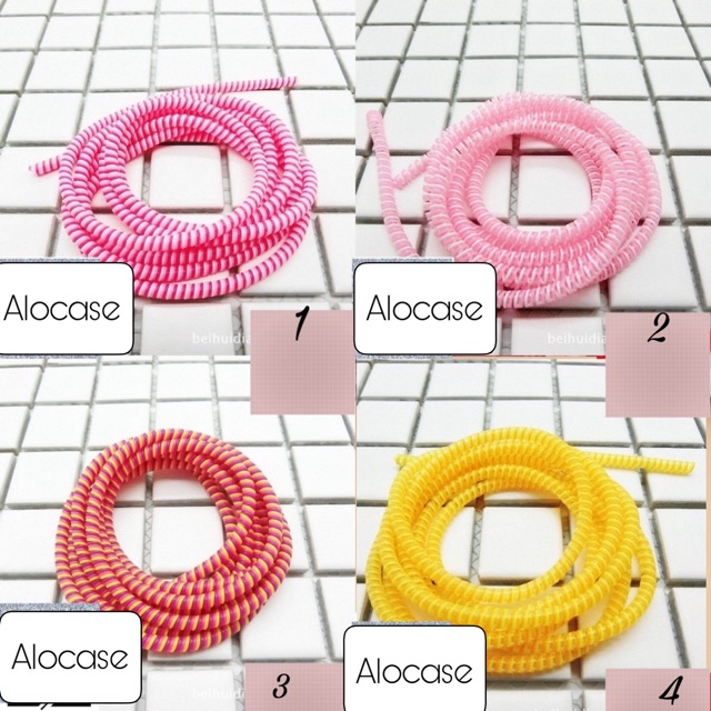 Dây quấn bảo vệ cáp 3 màu dài 1m4