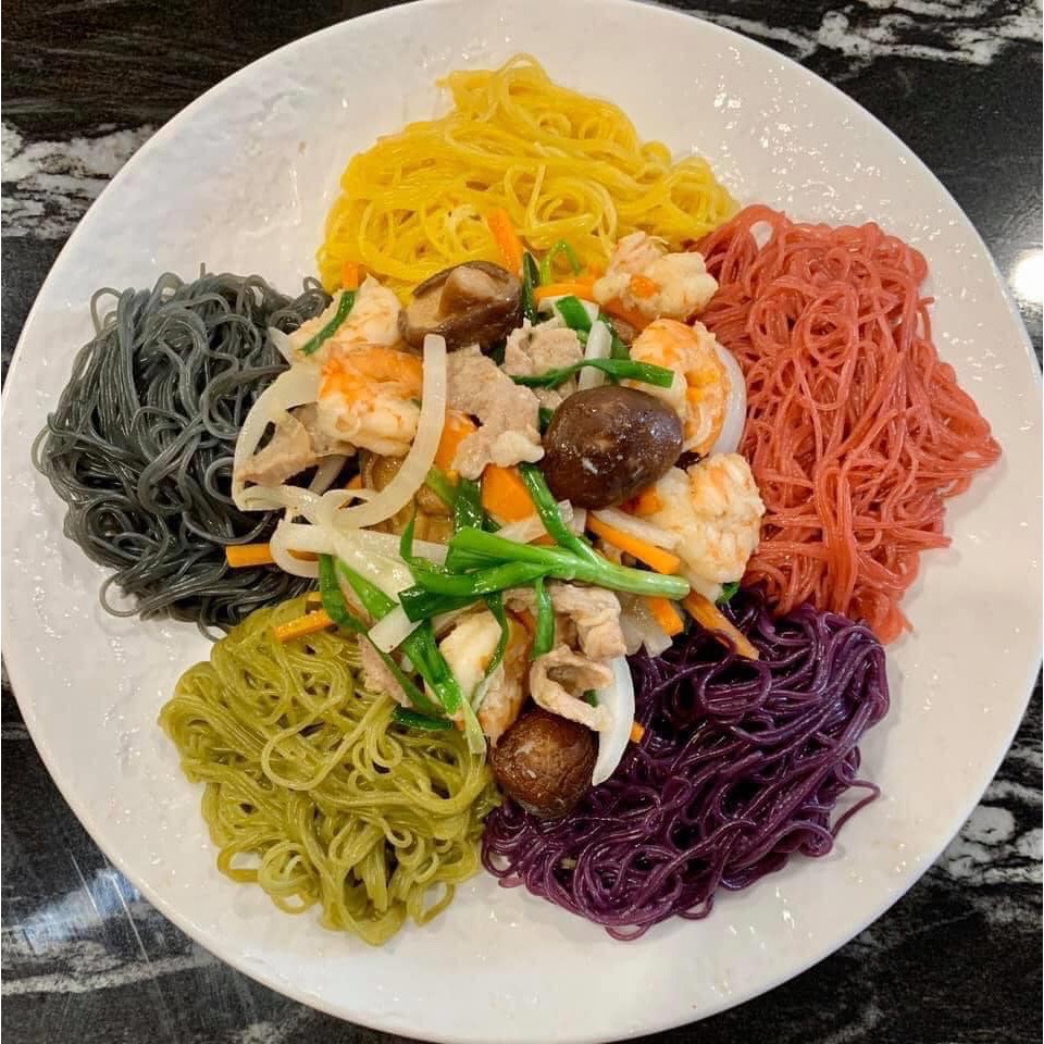 Mì ngũ sắc rau củ số 1 Việt Nam, Mì chũ rau củ tự nhiên 1kg Orgafood, đặc sản Bắc Giang | BigBuy360 - bigbuy360.vn