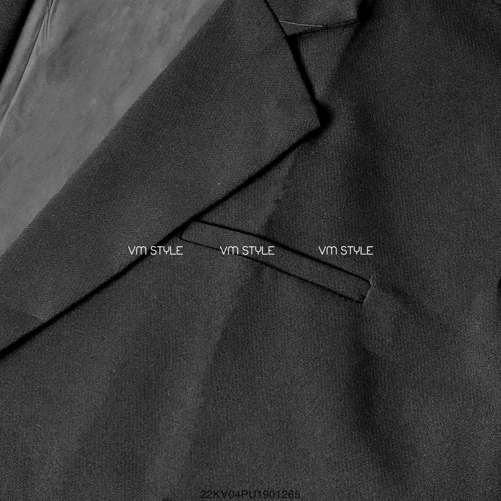 Áo khoác blazer VM STYLE 2 lớp, vest nữ tay dài 2 nút phối túi nắp P441 22KV04PU1901