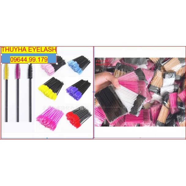 Chổi chải mi nối ( BỊCH 50 CÂY)_dụng cụ nối mi_THÚY HÀ | BigBuy360 - bigbuy360.vn