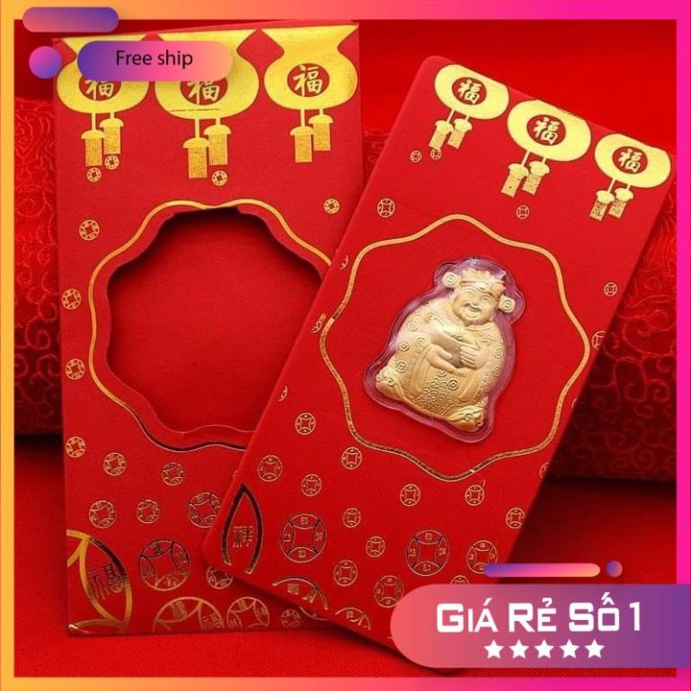 [FREESHIP] Lì Xì Thần Tài Mạ Vàng