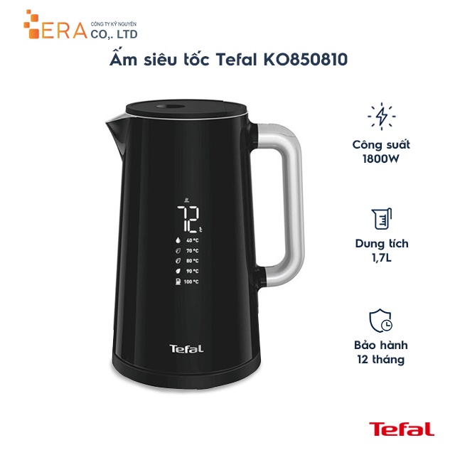 [Mã ELHADEV giảm 4% đơn 300K] Ấm siêu tốc Tefal KO850810 - 1.7L