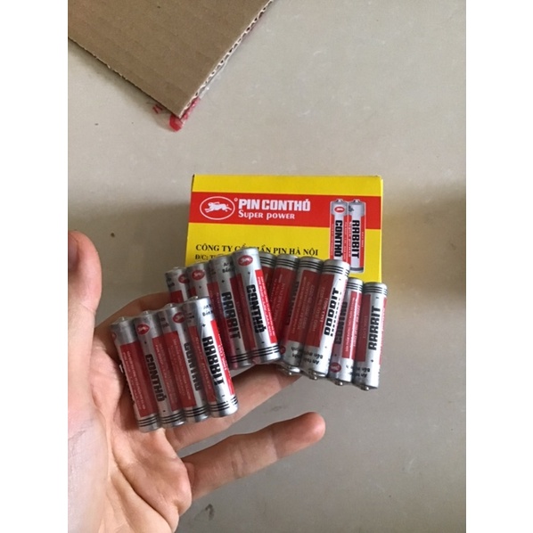 4 Viên Pin tiểu con thỏ AAA - 1,5V