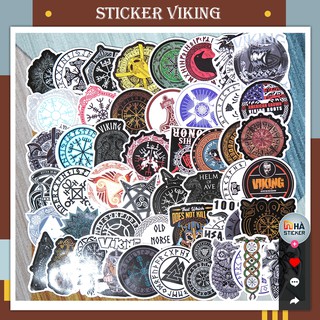 Set 50 Sticker Dán Magic Viking PVC Chống Nước | Dán Điện Thoại | Dán Laptop | Dán Mũ Bảo Hiểm | Dán Vali