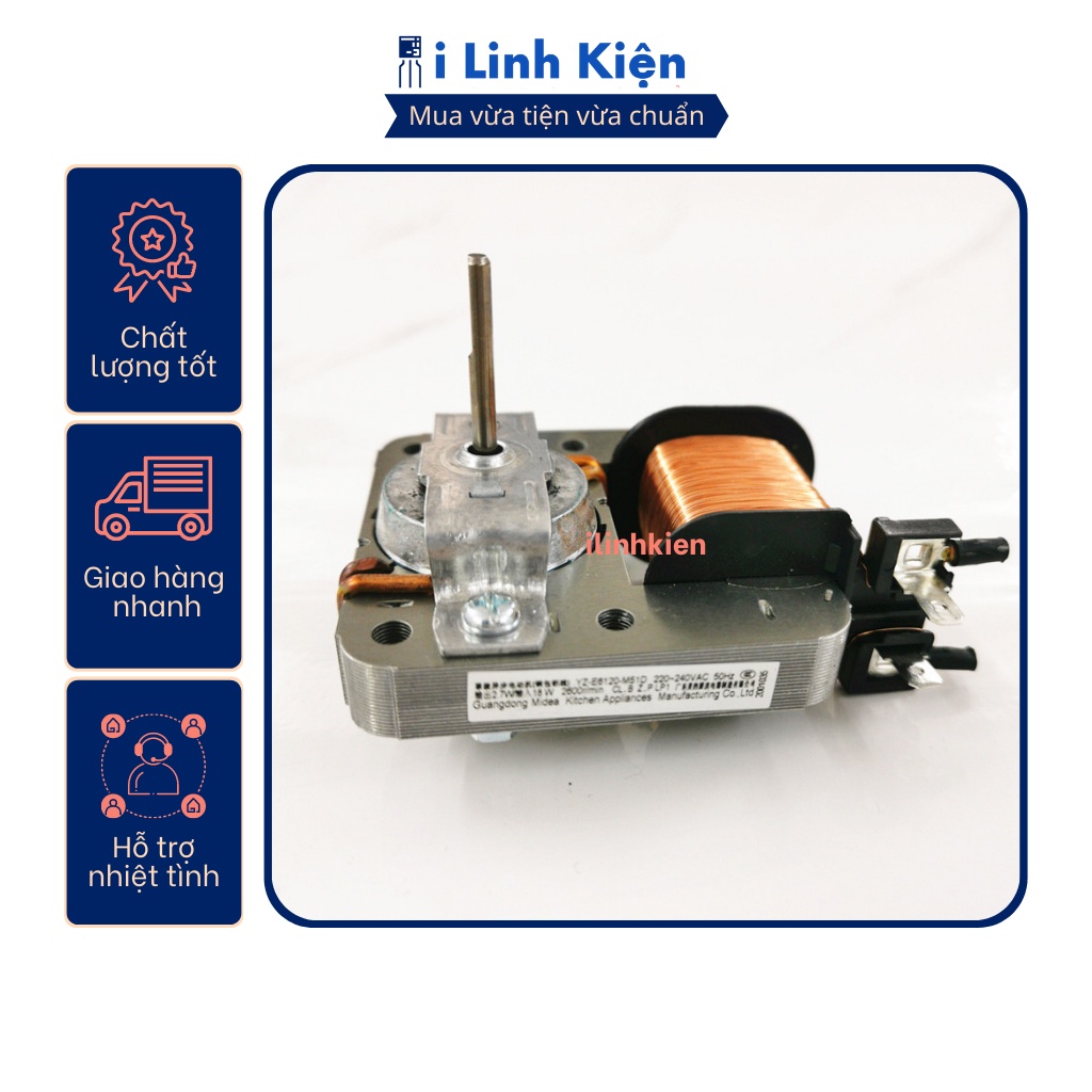 Quạt lò vi sóng 2 chân chất lượng tốt.