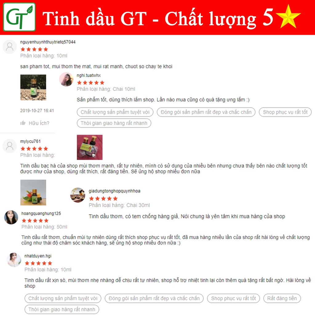 Tinh Dầu Bạc Hà Nguyên Chất 100% Thiên Nhiên - Tinh Dầu Đuổi Chuột Bạc Hà, Xông Phòng Khử Mùi Mạnh, The Mát