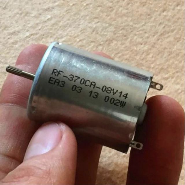 Động cơ motor mô tơ mini RF-370CA mô men xoắn lớn chạy êm 3V-12V tốc độ 5000-10200RPM chất lượng cao phù hợp làm máy xăm