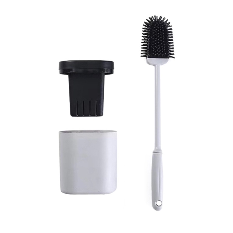 Giá Đỡ Bàn Chải Vệ Sinh Toilet Bằng Silicon Mềm Linh Hoạt Siêu Bền