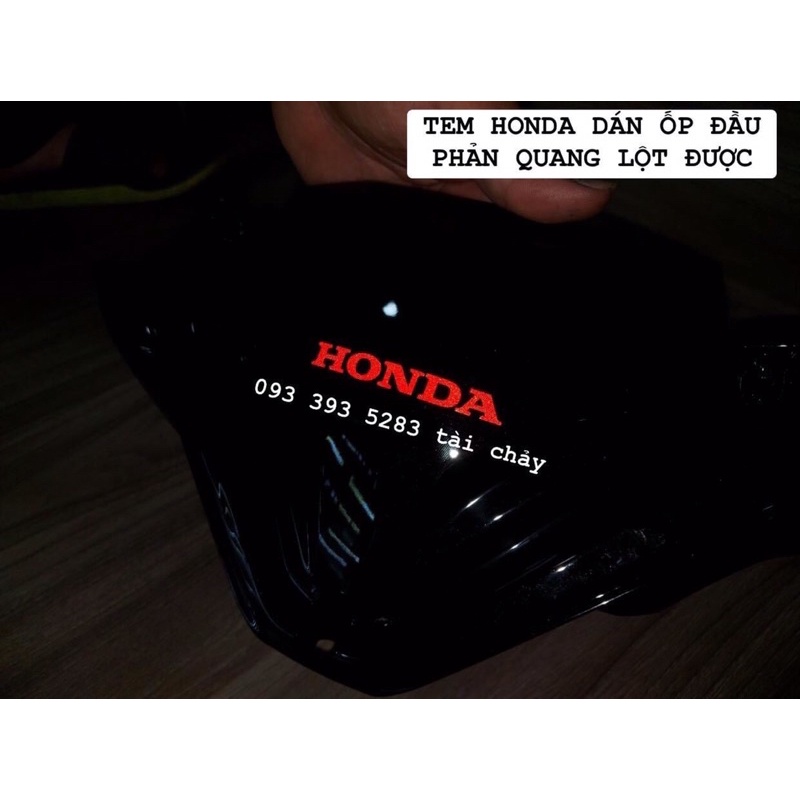 TEM HONDA ỐP ĐẦU PHẢN QUANG