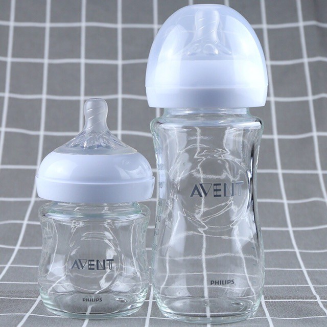 Bình Sữa Thủy Tinh Mô Phỏng Tự Nhiên Philips Avent Natural (120ml / 240ml)