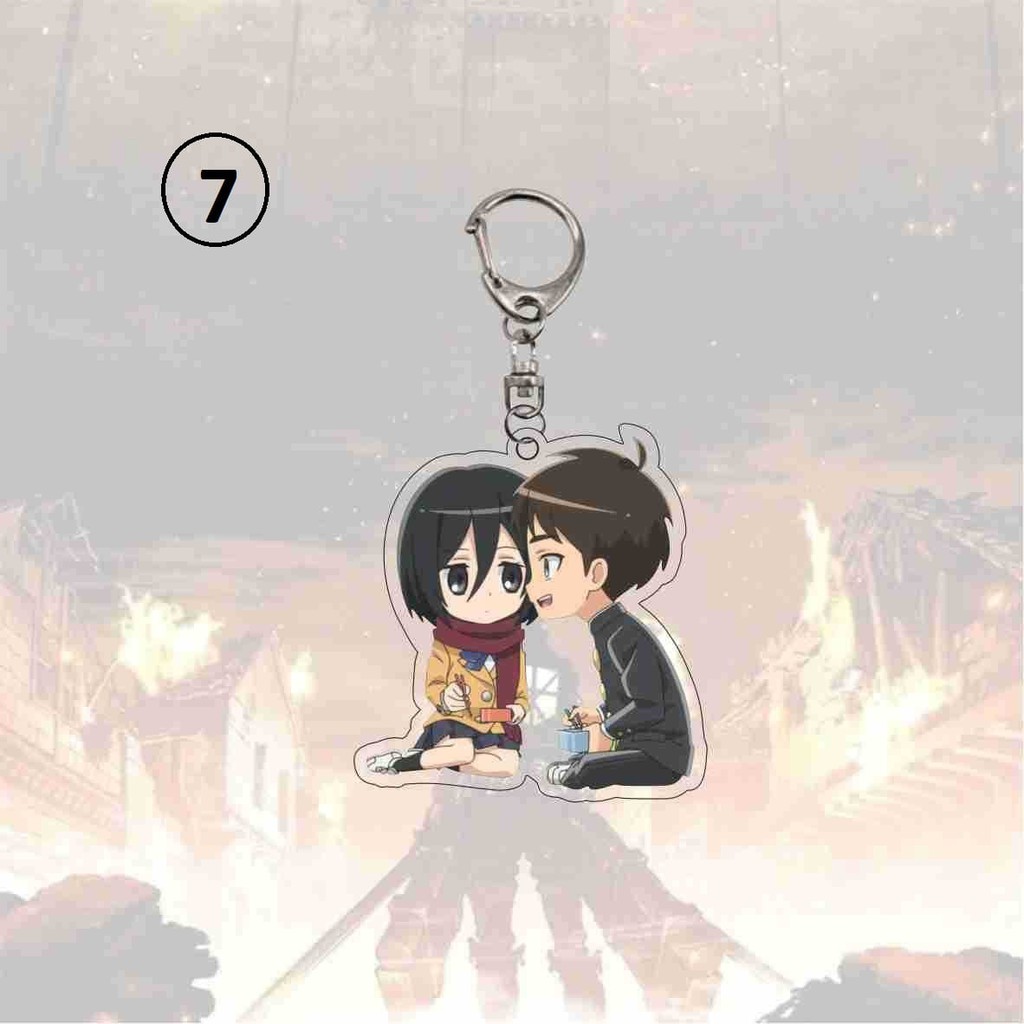 Móc khóa mica anime Attack on Titan - BAYSTORE