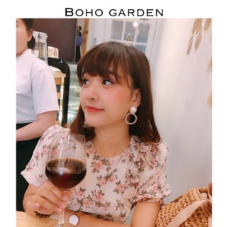 Hoa tai Dự Tiệc Tròn Cá Tính
