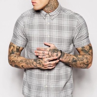 Áo sơ mi caro - flannel tay ngắn (cộc tay) secondhand (2hand)- [𝐅𝐑𝐄𝐄 𝐒𝐇𝐈𝐏] - vintage, cổ điển