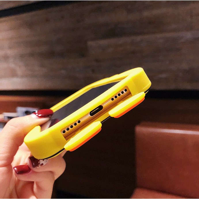 Ốp Điện Thoại Hình Vịt 3D Cho iPhone 12 Pro Max 12 Mini 11 Pro Max 4 4s 5 5s SE 6 6s 7 8 Plus SE 2020 XR Xs Max