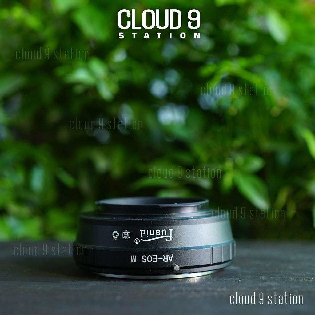 Ngàm chuyển AR-EOSM cho ống kính MF - ngàm Konica AR sang máy ảnh Canon EOS M ( hãng FUSNID )