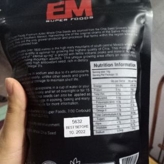 Chia đen Úc gói 500g