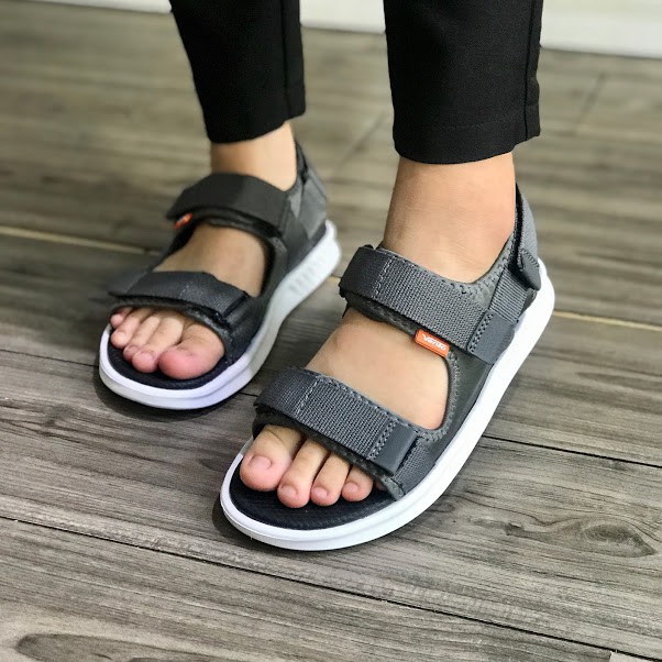 [Mua Kèm Áo Thun 0Đ] Giày Sandal Vento Nam Nữ - NB02G Xám