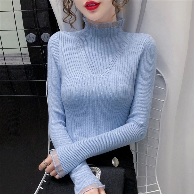 Áo Sweater cổ lọ thời trang thu đông 2021