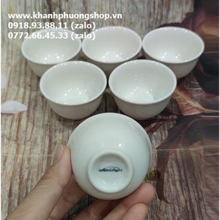 Chung nhỏ ăn trứng lộn sứ Minh Long - chung nhỏ ăn trứng lộn