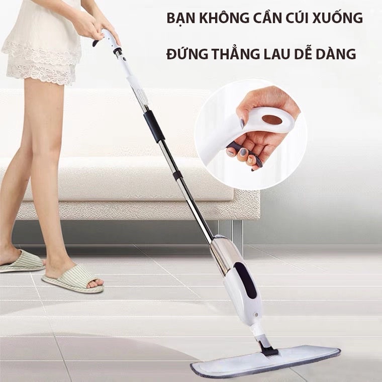 Cây Lau Nhà Kết Hợp Phun Sương Cao Cấp Thông Minh 2 In 1 GOODLIFE LN1