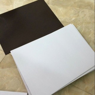 Nam châm dẻo A4 độ dày 0.75 mm, nam châm lá dán bảng từ