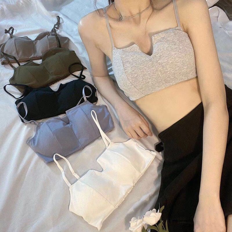 Áo ngực thể thao không gọng có đệm nâng ngực thiết kế lưng quyến rũ cho nữ