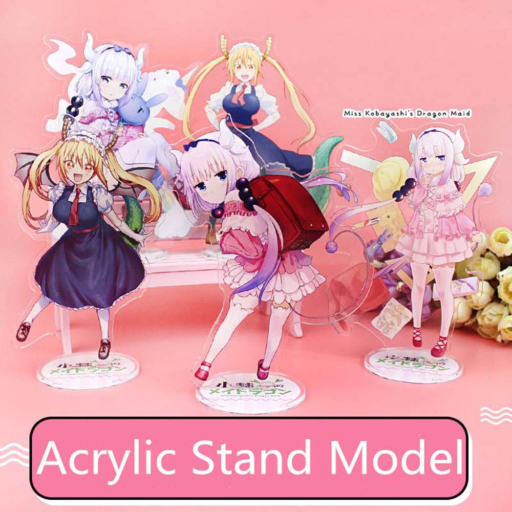 Mô hình nhân vật anime Miss Kobayashi's Dragon Maid KannaKamui bằng acrylic có chân đứng trang trí