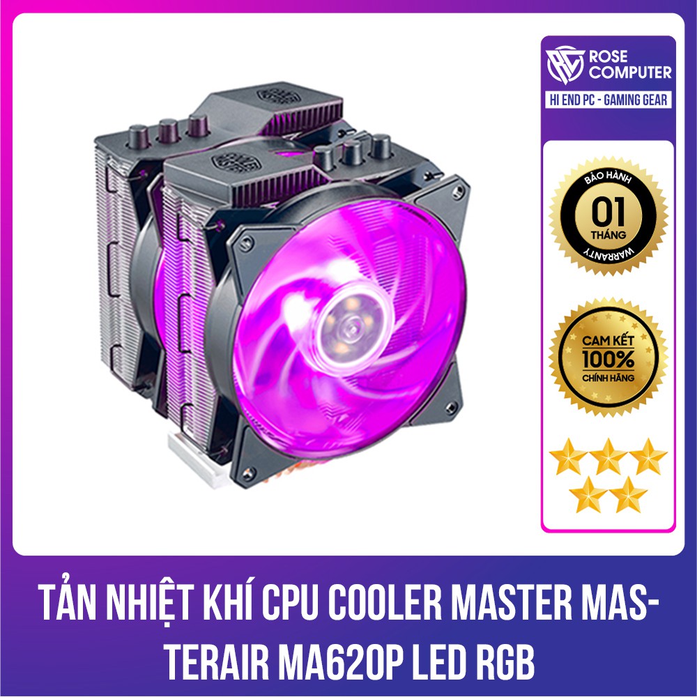 Tản nhiệt khí CPU cooler master MASTERAIR MA620P led RGB