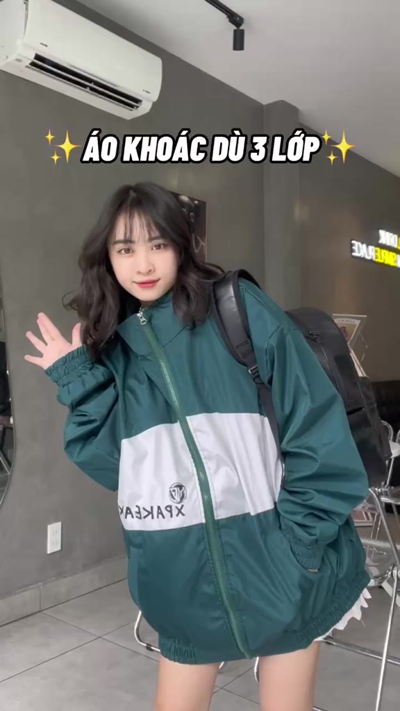 Áo Jacket dù LocalBrandMini XPAKEAX.GANG - Áo khoác dù 3 lớp dày dặn XPAKEAX.GANG có túi trong form rộng unisex_SSSTore | BigBuy360 - bigbuy360.vn