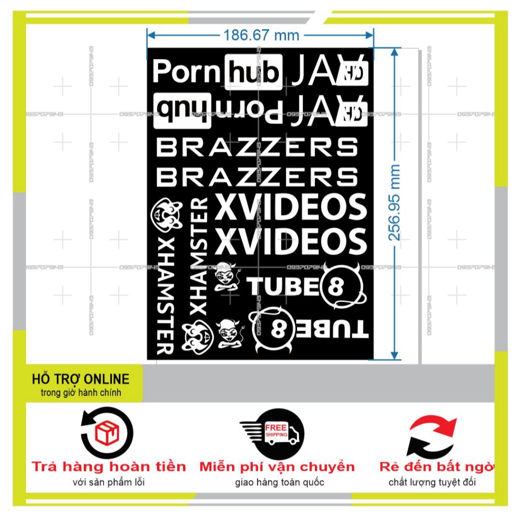 LOGO STICKER DÁN XE MÁY M68 - DUNG DECAL