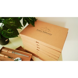 Bộ Dụng Cụ Ăn Cán Gỗ 4 Món