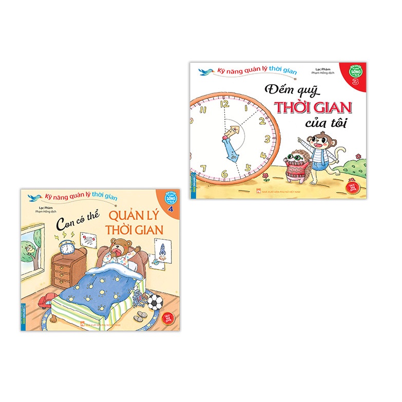 Sách Combo 2c (quyển 3+4)  - Kỹ năng quản lý thời gian &amp; Con có thể Quản lý thời gian &amp; Đếm quỹ thời gian của tôi