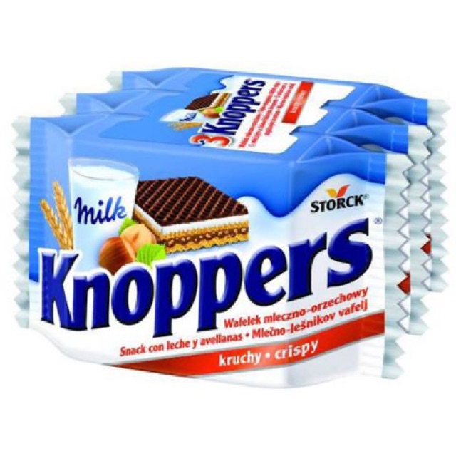 Bánh xốp Socola knoppers minis 200g