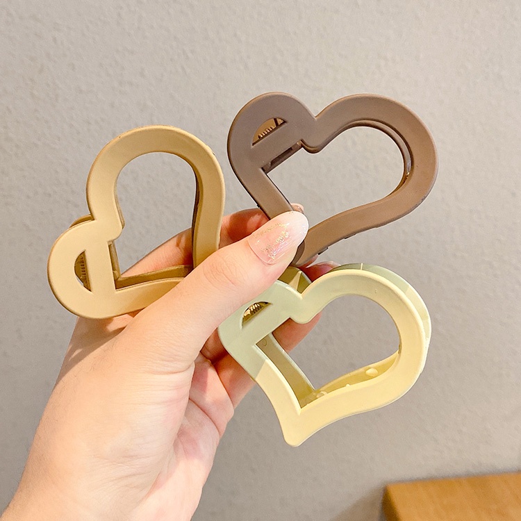 Kẹp Tóc Bằng Acrylic Bền Thiết Kế Đục Lỗ Phong Cách Hàn Quốc