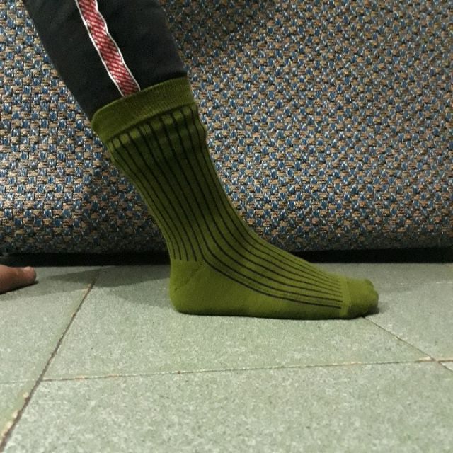 Vớ chân nam xanh rêu 5 đôi