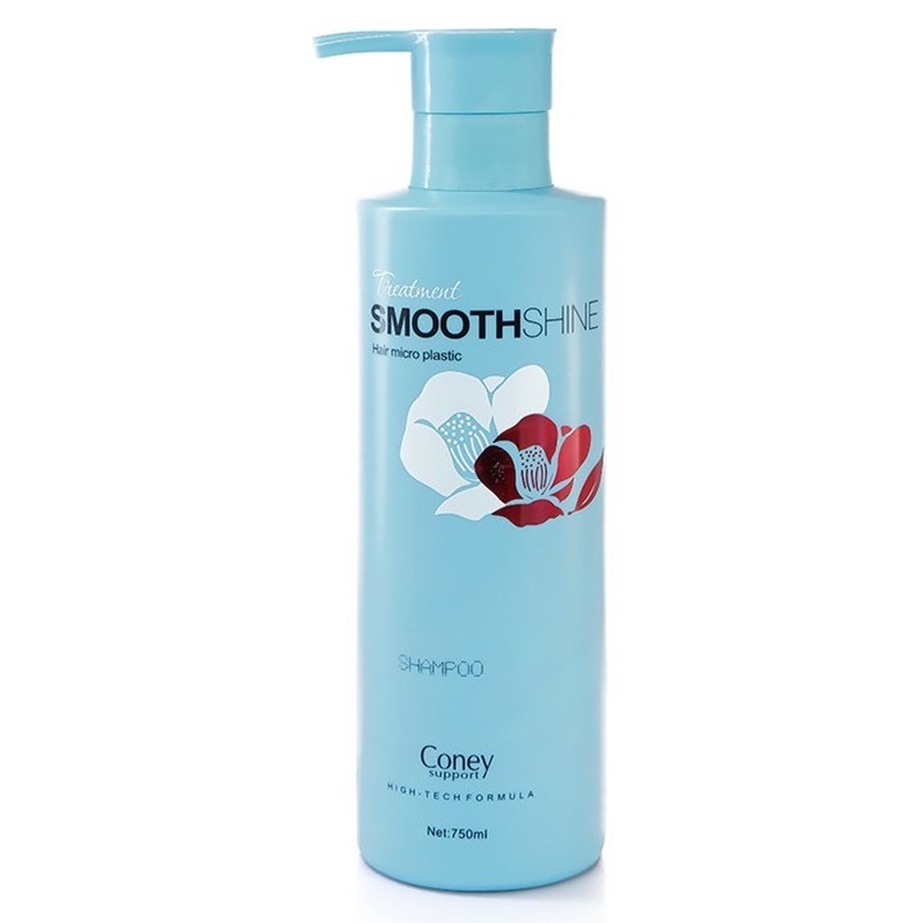 Dầu gội siêu mượt phục hồi tóc hư tổn nặng Coney Smoothshine 750ml