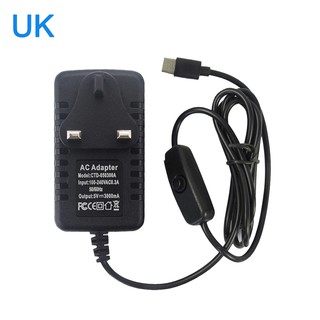 Bộ Sạc Usb Loại C 5v3a Cho Raspberry Pi 4/4b