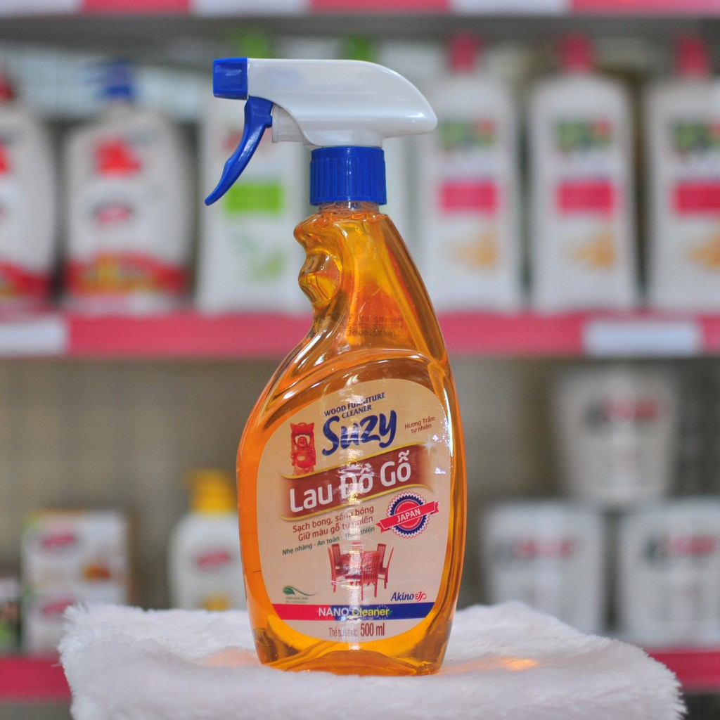 Nước lau đồ gỗ Suzy chai 500ml Chất lượng Nhật Bản