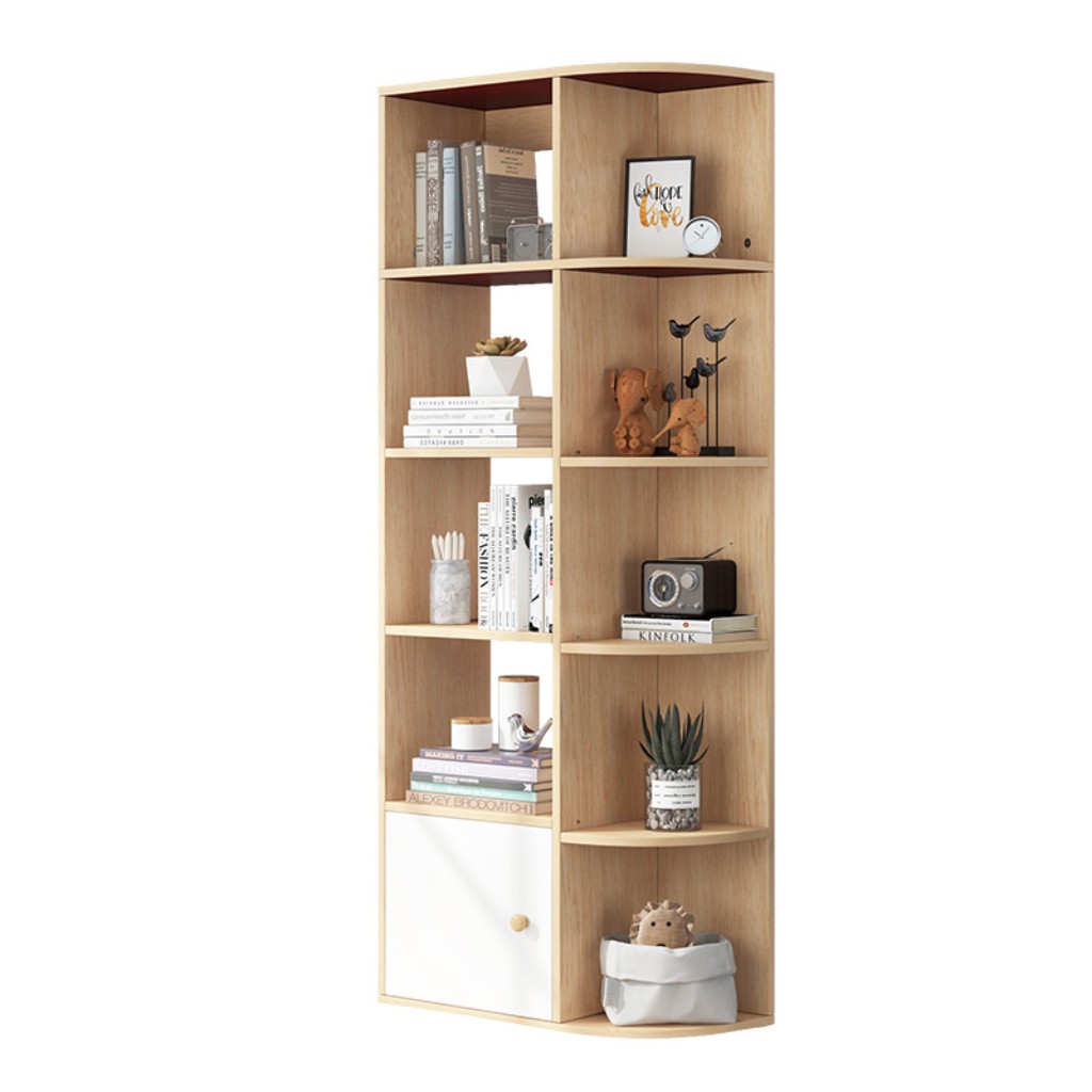 Kệ Sách - Tủ Sách Dựa Tường TKS 1046 Gỗ MDF Chống Ẩm Trưng Bày Lưu Trữ Sách Trong Phòng KICO HOME